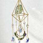 CouldNook Natural Stone Suncatcher - Celestial Crystal Drop Designs