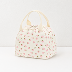 CouldNook Corduroy-Look Lunch Bag - Double Zipper and Front Pocket