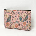 CouldNook Paisley Makeup Storage Bag - Floral Prints And Gusseted Base