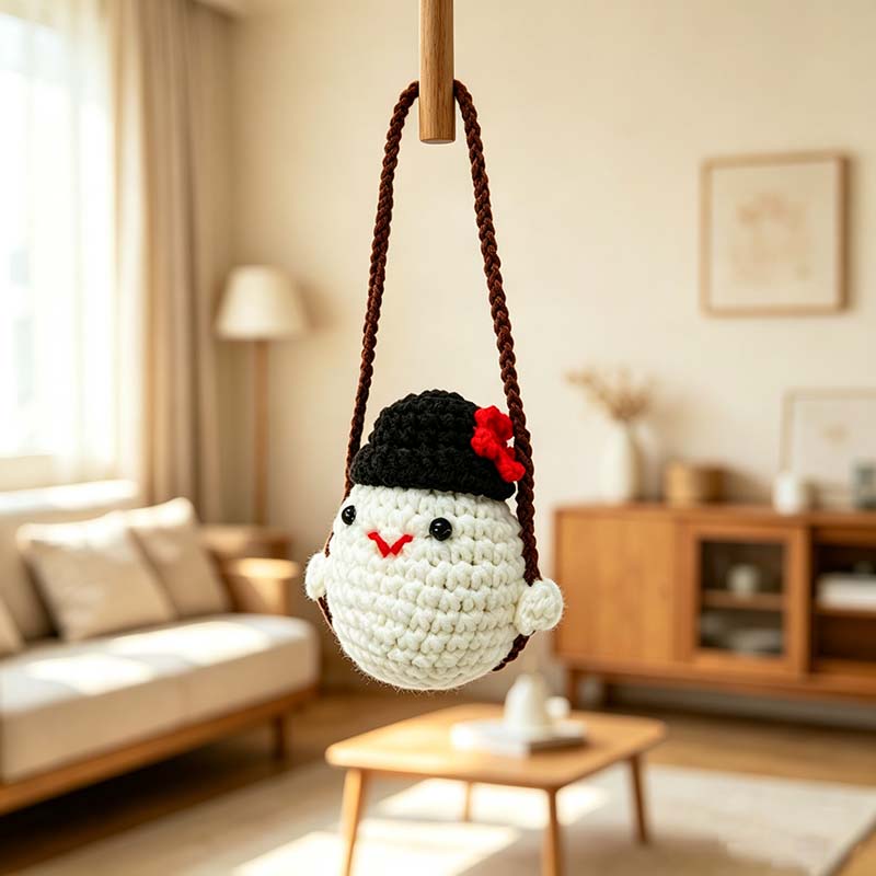 CouldNook Yarn Hanging Ornament - Character Faces and Celestial Shapes