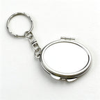 Folding Mirror Keychain in Classic Shapes and Decorative Finishes