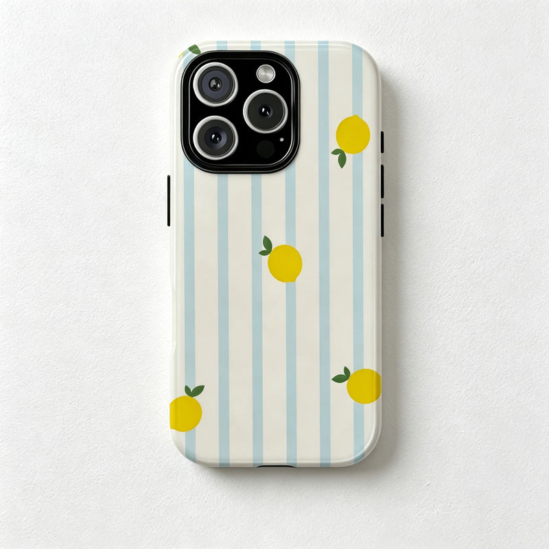CouldNook Lemon Pattern Phone Case - Fresh Fruit Print Cover