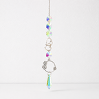 CouldNook Celestial Crystal Suncatcher - Moon and Star Designs