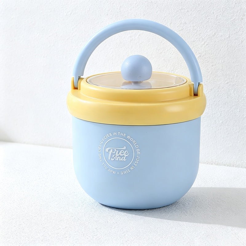 CouldNook Breakfast Cup - Swing Handle and Clear Round-Knob Lid