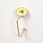 CouldNook Decorative Tabletop Bag Hook - Round Top and Curved Arm