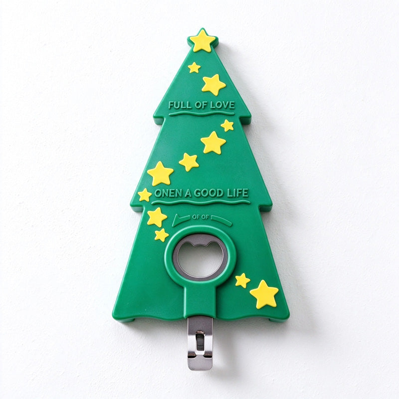 Magnetic Tree Jar and Bottle Opener with Gripping Channel