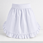 CouldNook Ruffled Waist Apron - Tie Back Designs