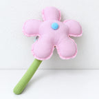 CouldNook Fabric Flower Decoration - Rounded Petals And Long Green Stem