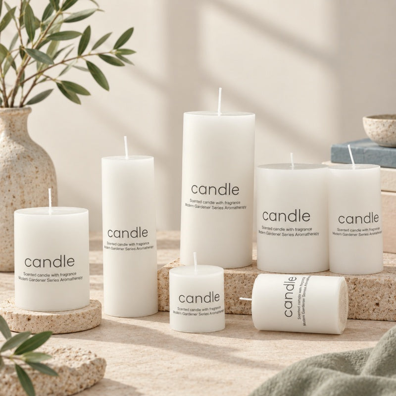 CouldNook Pillar Candle - Classic Ivory Cylinder Collection Accent