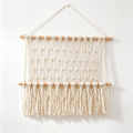 CloudNook Macrame Net Wall Hanging‑Boho Fringe Tapestry Decor