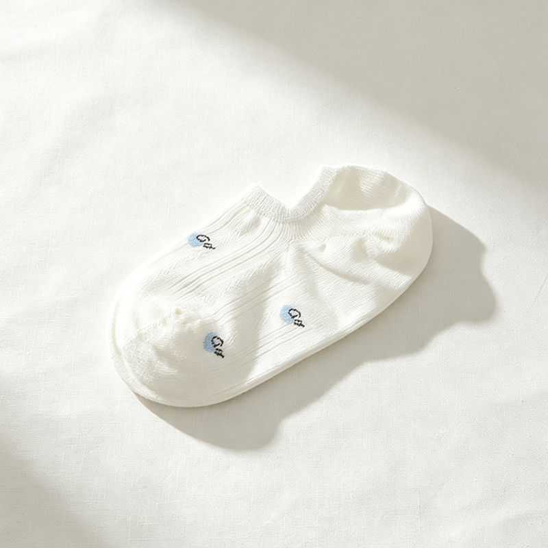CouldNook Sweet Pattern Ankle Socks - Light Vanity Accent