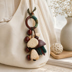 CouldNook Natural Seed Shell Hanging Charm - Braided Loop