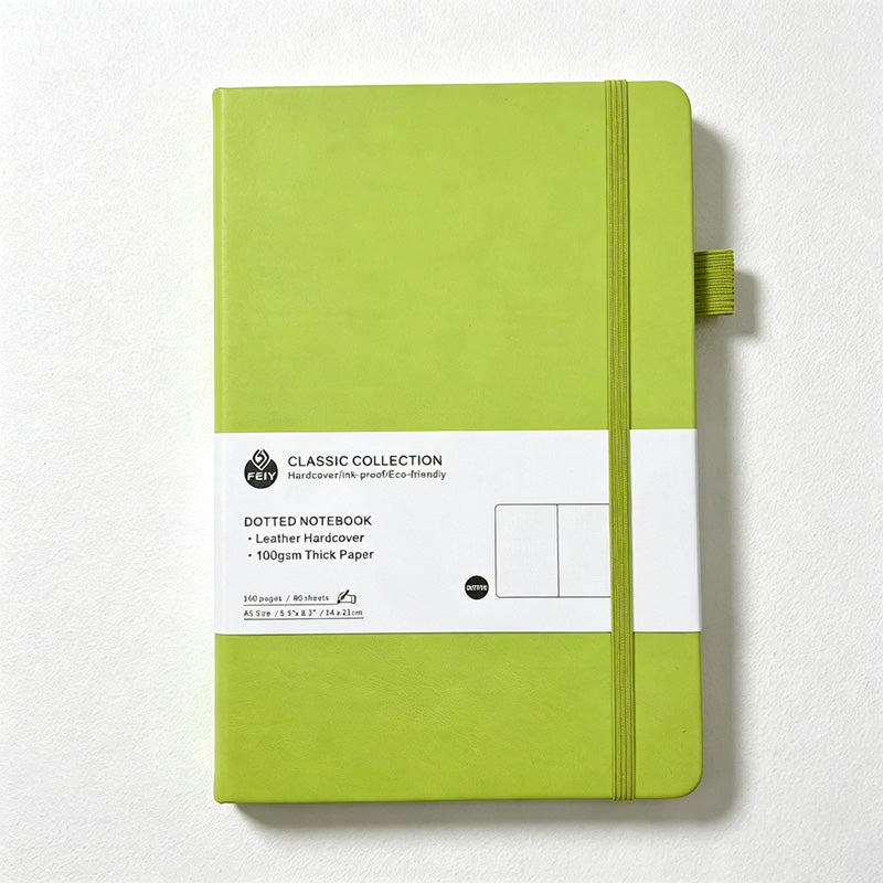 CouldNook Elastic Band Notebook - Dot Grid and Lined Page Selections