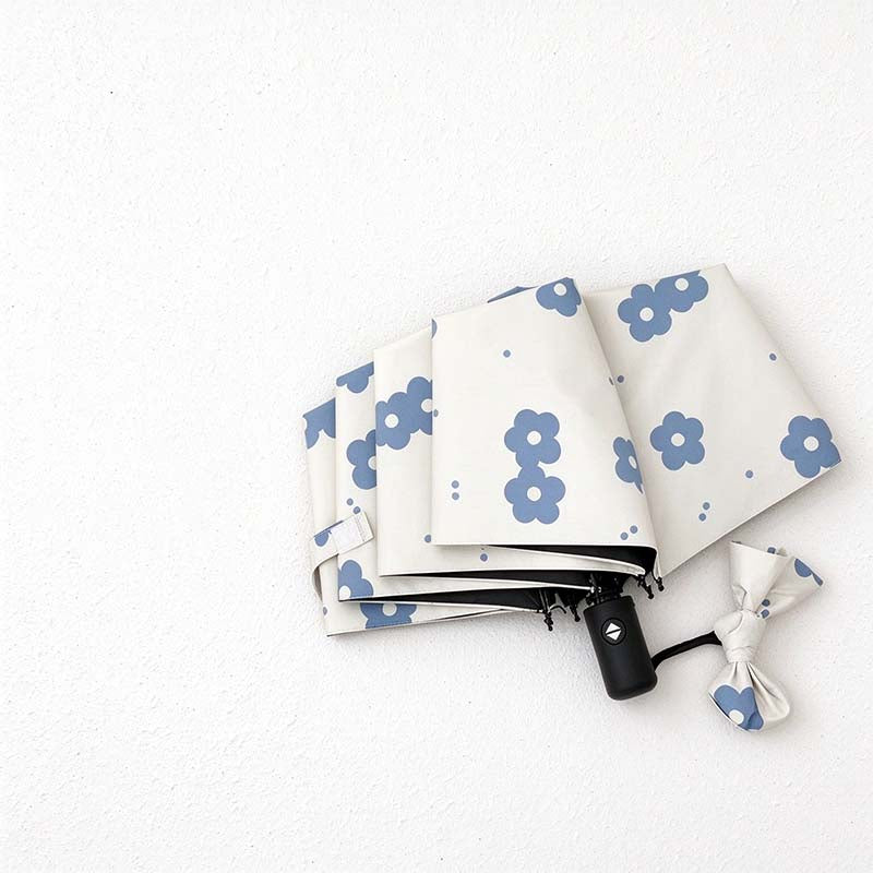 Folding Umbrella Collection - Printed Solid and Gradient Canopies