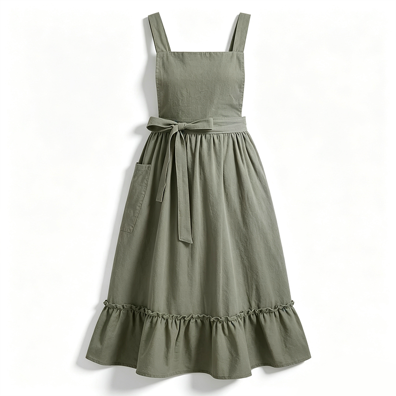 CouldNook Ruffled Apron - Kitchen Wear Accent