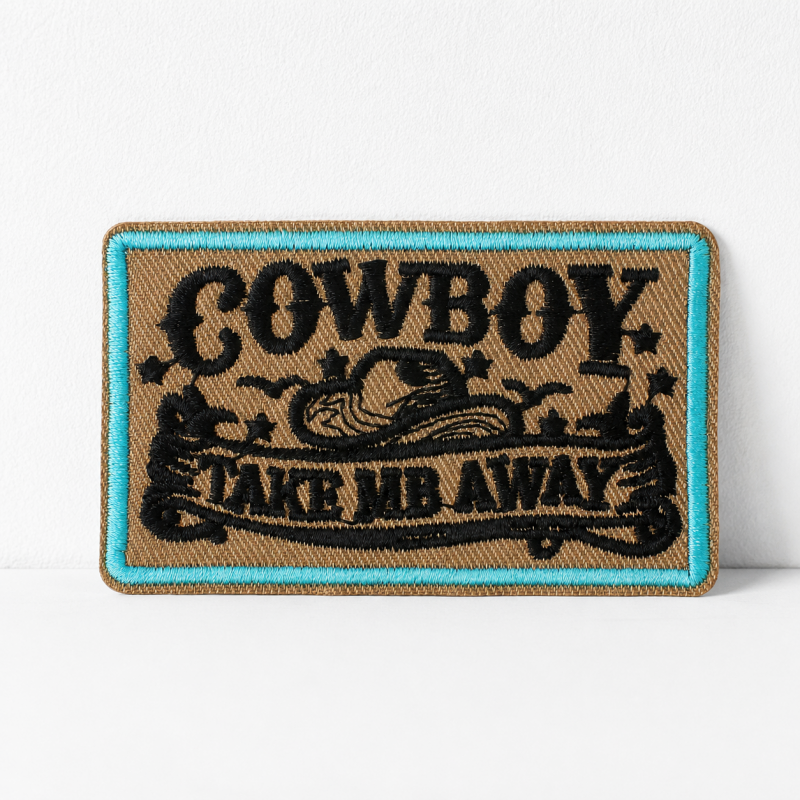 CouldNook Western Embroidered Patch - Boots Cactus and Rodeo Designs