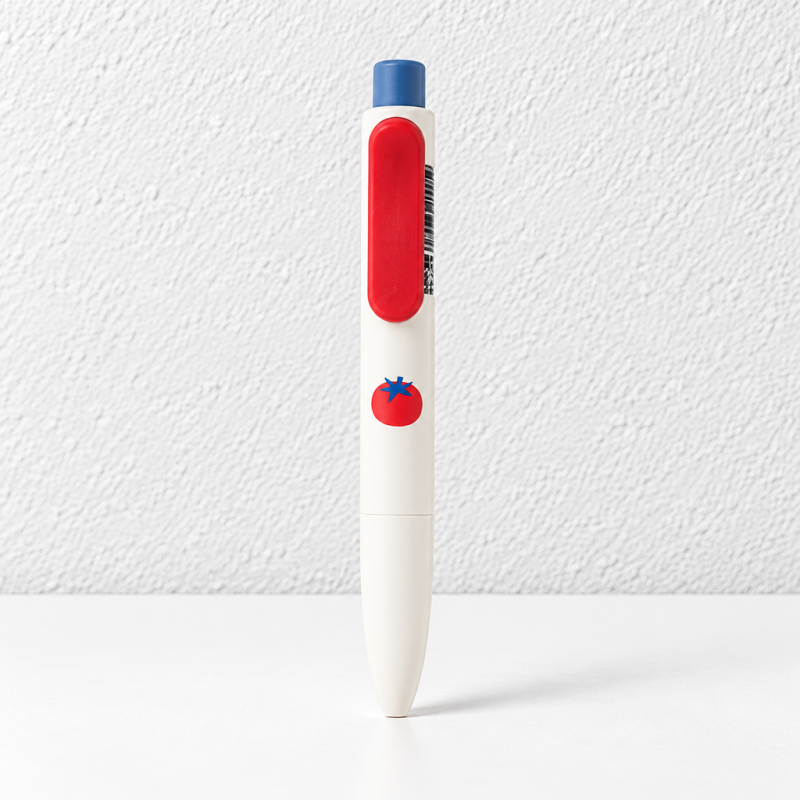 CouldNook Short Gel Pen - Color Blocks and Tomato Farm Motifs