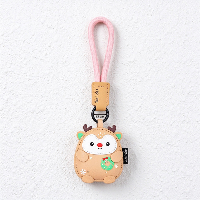 Christmas Character Keychains with Cord Loops and Gift Options