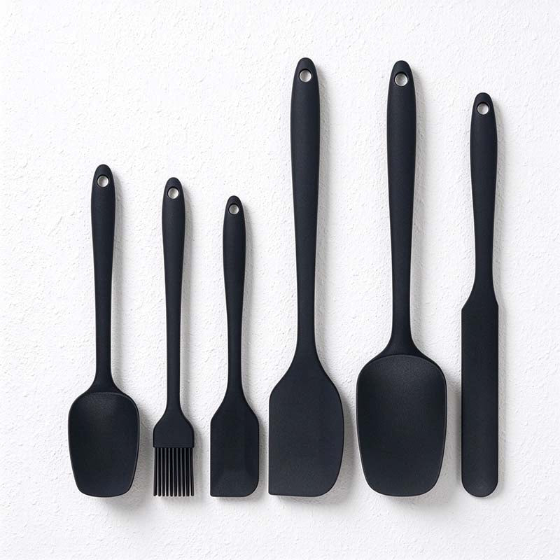 CouldNook Silicone Baking Tool Set - Six Coordinated Mixing Utensils