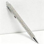 CouldNook Pen-Bling Bling Rhinestone Paved Retractable Metal Ballpoint Pen Luxury Gift Pen for Office School Wedding