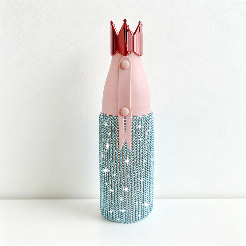 CouldNook Insulated Tumblers-12oz Rhinestone Stainless Steel Vacuum Insulated Crown Tumbler