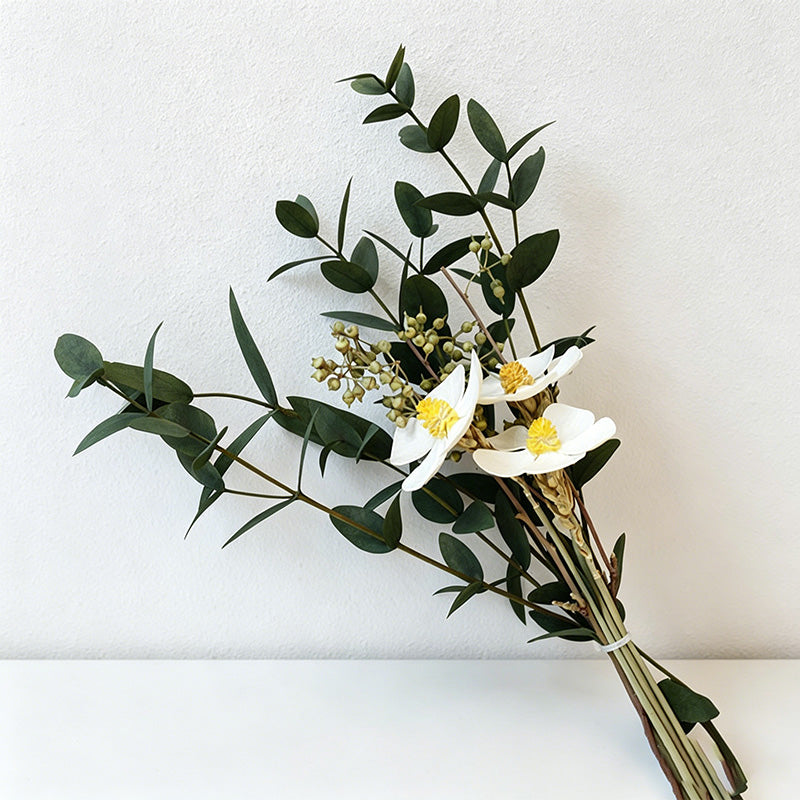Mini Dried Flower Bouquet, Preserved Gypsophila Rose Baby's Breath Small Bouquet