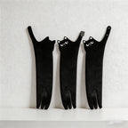 CouldNook Funny Long Cat Hanging Hand Towel - Super Absorbent Microfiber Towel