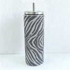 CouldNook 20oz Rhinestone Tumbler-Stainless Steel Vacuum Insulated Straight Body Tumbler with Straw
