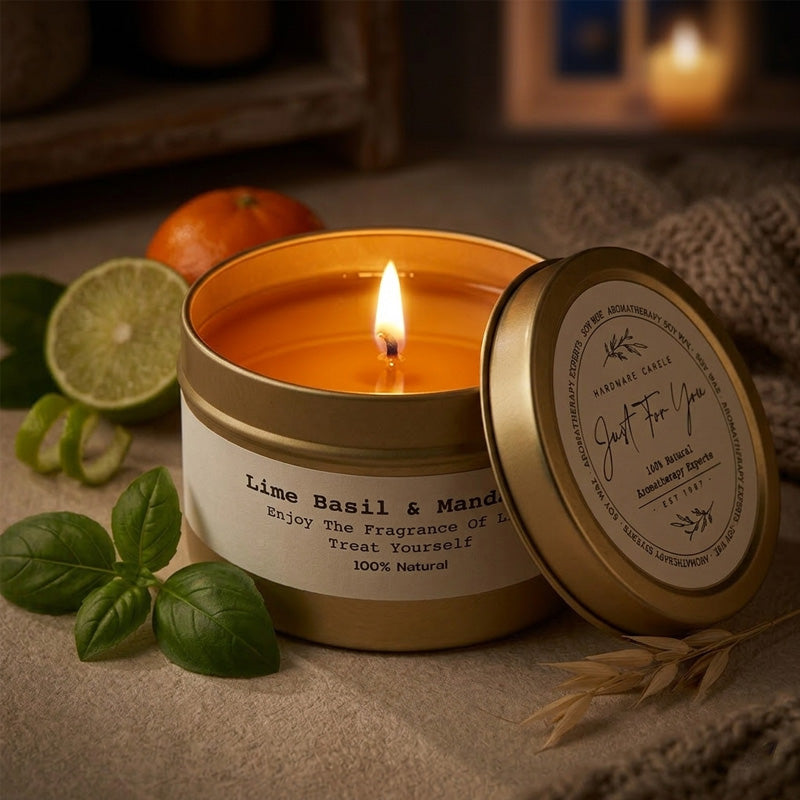 CouldNook Scented Candles - Mini Gold Tin Travel Candle