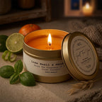 CouldNook Scented Candles - Mini Gold Tin Travel Candle
