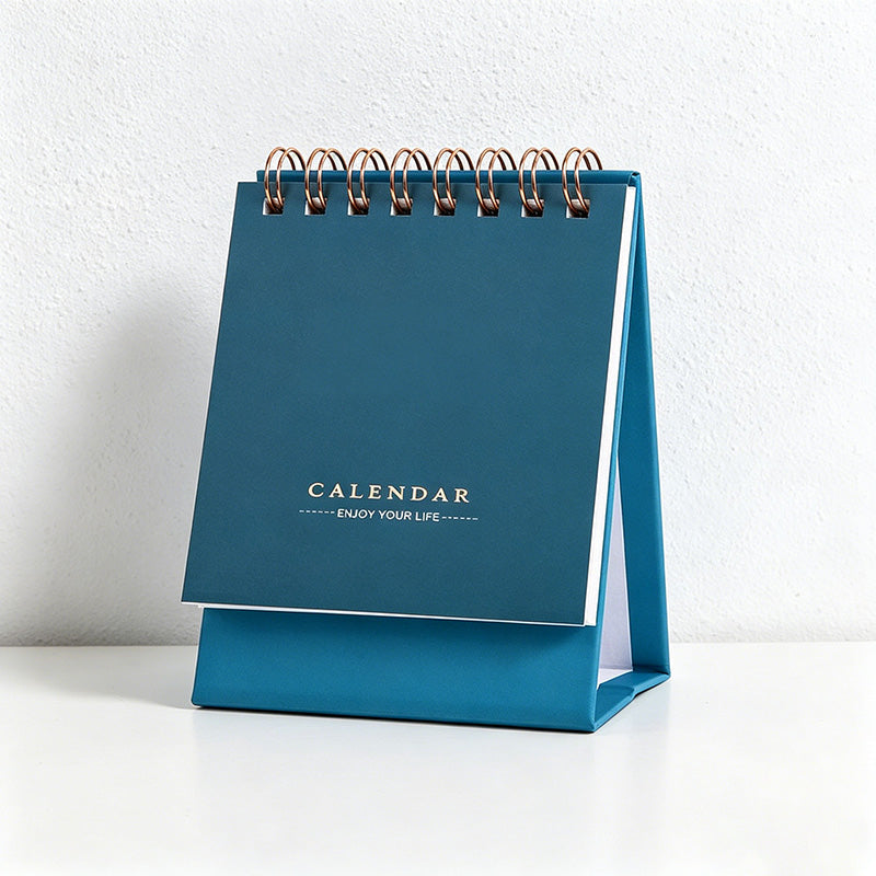 CouldNook 2026 Desk Calendar - 2026 Minimalist Gold Foil English Standing Calendar