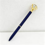 CouldNook Pen-Large Diamond Top Twist Retractable Metal Ballpoint Pen Custom Logo Gift Pen for Office Advertising School
