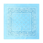 Paisley Print Culinary Bandanas - Polyester Square Headscarf(Set of 10)