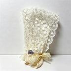 CouldNook Wide Hollow-Out Lace Headband - Aesthetic Floral Hair Accessory
