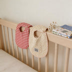 CouldNook Premium Cotton Baby Bib - Aesthetic Vintage Floral Drool Apron
