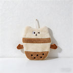 CouldNook Kawaii Bakery & Dessert Hanging Hand Towel - Thick Coral Fleece