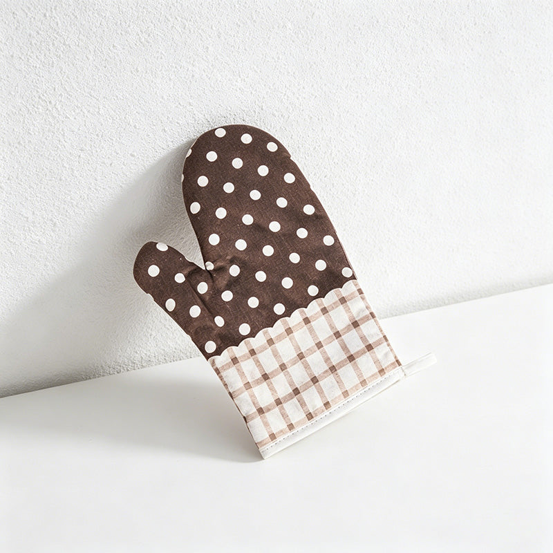 CouldNook Pastel Printed Oven Mitt - Cute Cottagecore Baking Glove