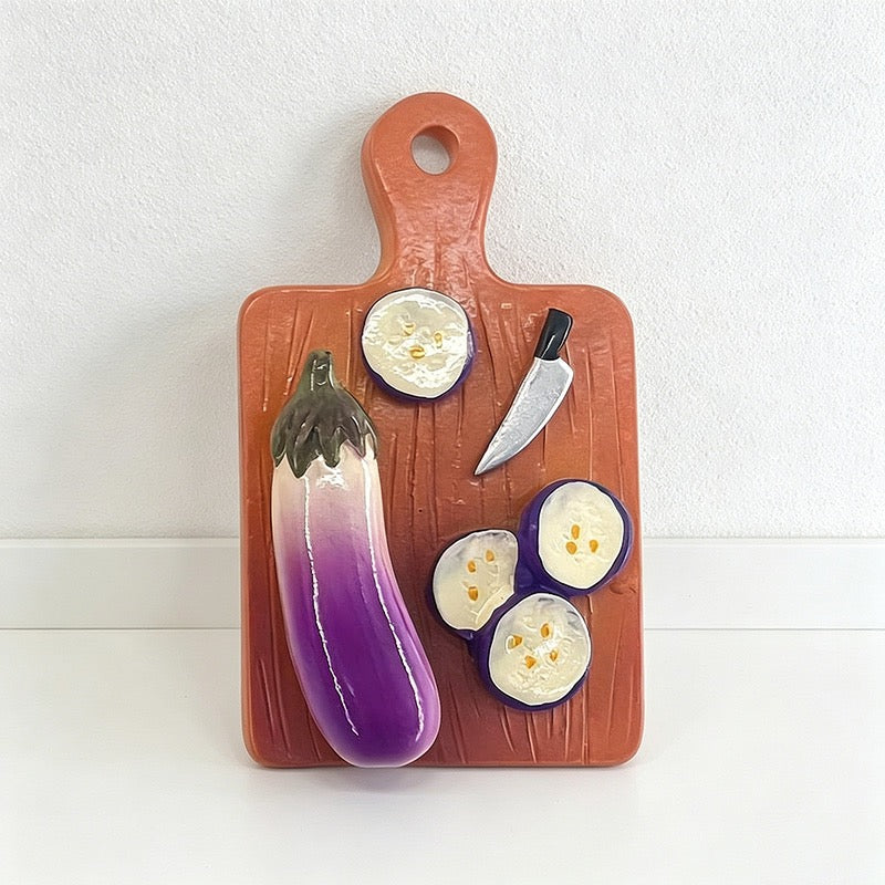 CouldNook 3D Miniature Food Fridge Magnets - Cute Kitchen Decor (Set of 6)