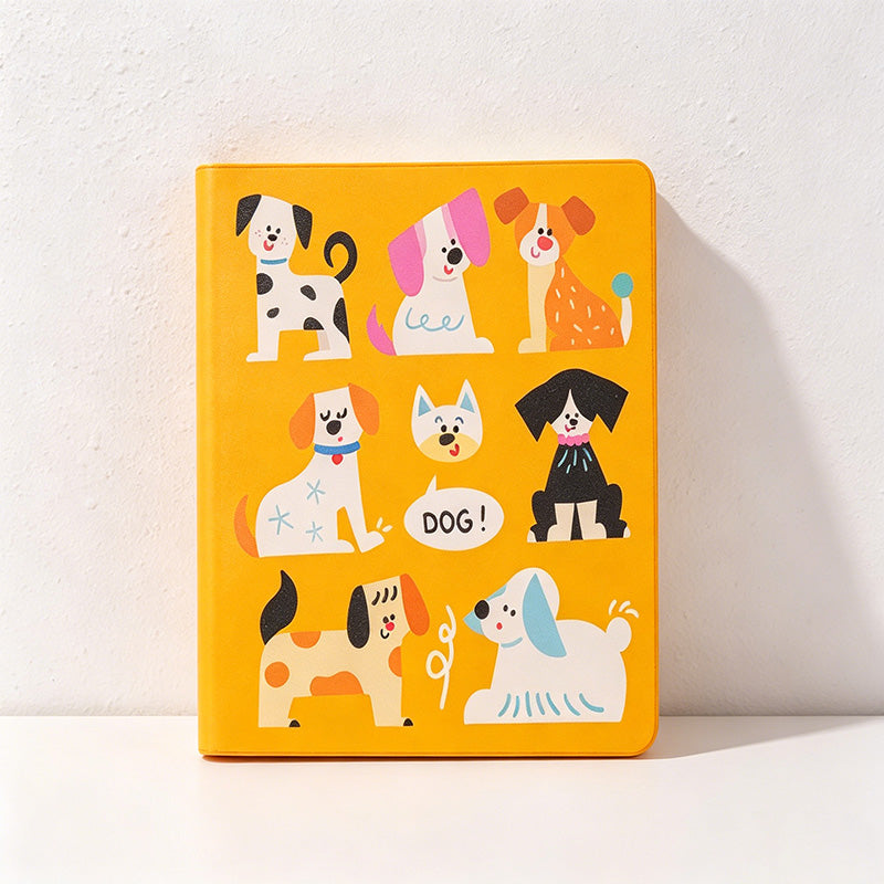 CouldNook Kawaii Square Pocket Notebook - Faux Leather Blank Journal