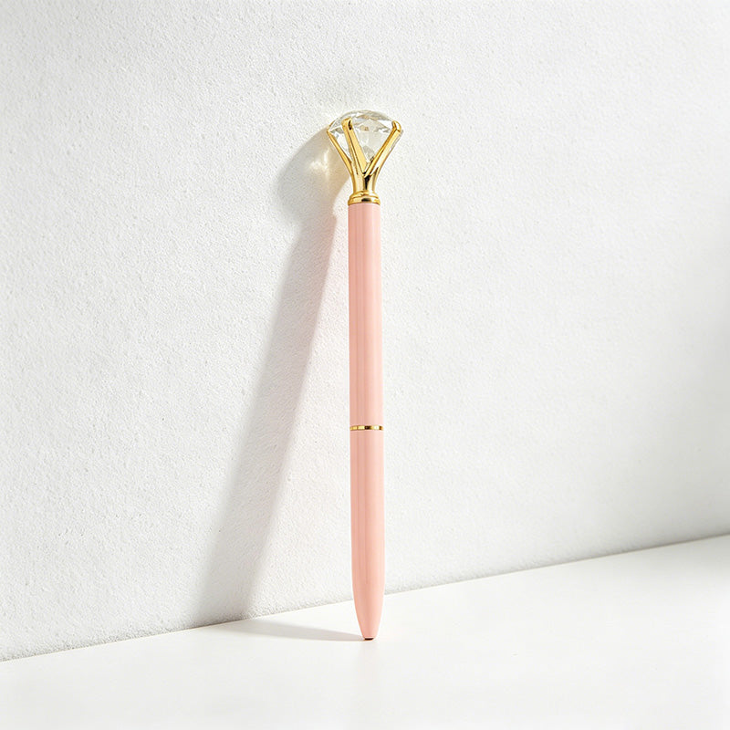 CouldNook Pen-Large Diamond Top Twist Retractable Metal Ballpoint Pen Custom Logo Gift Pen for Office Advertising School