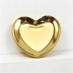 Heart Shape Stainless Steel Trays Plates - Jewelry Cosmetic Organizer Dish