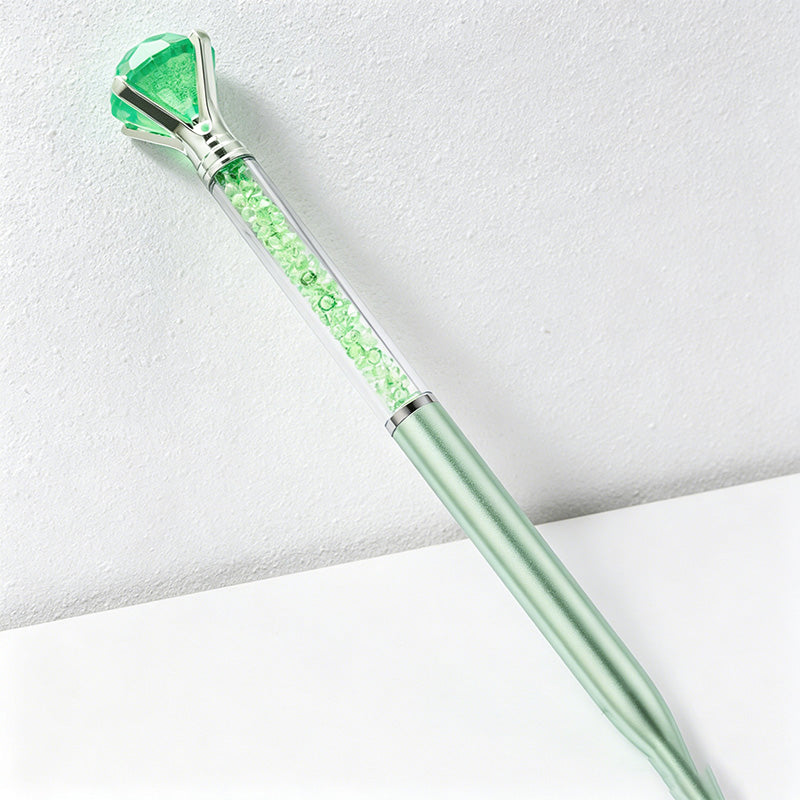 CouldNook Pen-Large Diamond Top Crystal Glitter Retractable Ballpoint Pen Custom Logo Gift Pen for Office Advertising