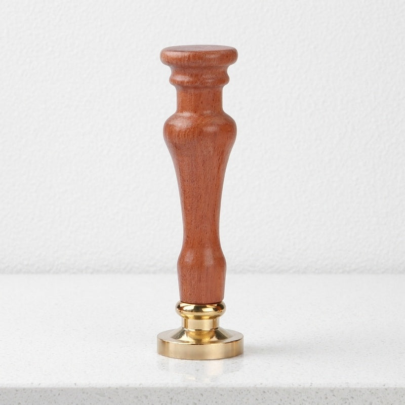 CloudNook Wax Seal Stamp Set-Faux Wooden Handle Brass Head
