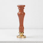 CloudNook Wax Seal Stamp Set-Faux Wooden Handle Brass Head