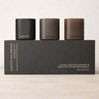 CouldNook Scented Candles - Premium Matte Glass Mini Candle 3-Piece Gift Set
