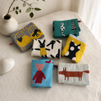 CouldNook Printed Gauze Hand Towel - Layered Character Designs