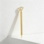 CouldNook Pen-Large Diamond Top Twist Retractable Metal Ballpoint Pen Custom Logo Gift Pen for Office Advertising School