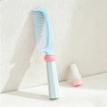 CouldNook Aesthetic Pastel Flat Comb - Everyday Styling Comb with Cleaning Tool