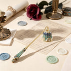 Enamel Vintage Candle Snuffer Candle Making Kits- Long Handle Candle Extinguisher Bell Tool