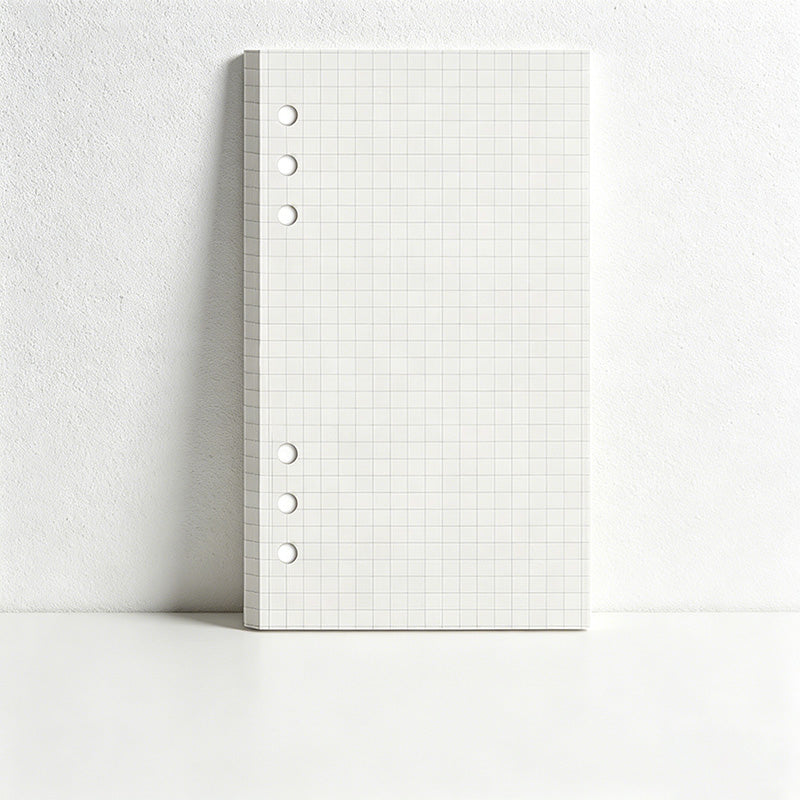 CouldNook Faux Leather Heart Lock Loose-Leaf Notebook